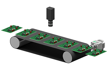 Positioning on Conveyor with CCD Camera