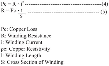 Copper Loss Formula