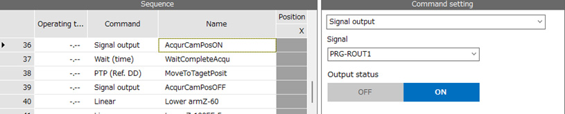 Vision Coordinate Data