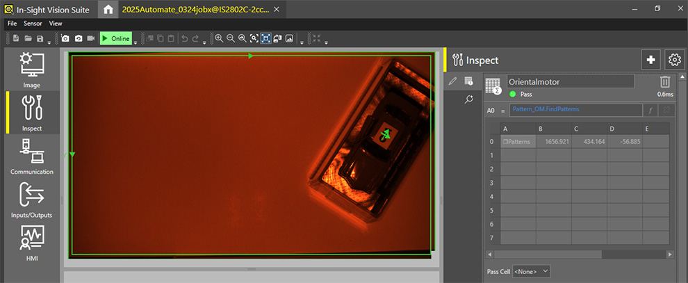 Vision System Coordinates