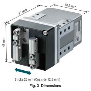 eh series electric gripper dimensions