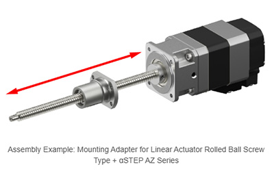 Rolled Ball Screw Linear Attachment Assembly