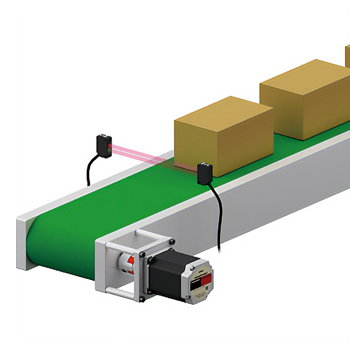 Improvement of Positioning Accuracy on a Belt Conveyor Using a Stop Sensor