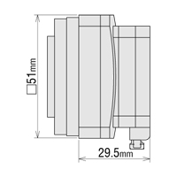 □51 mm Flat Harmonic Geared Type