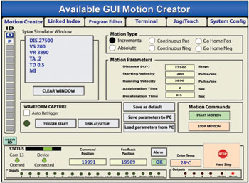 Motion Creator GUI