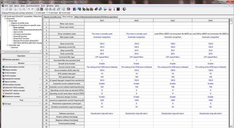 Parameter Setting