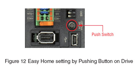 AZ Series drive Easy Home setting