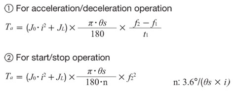Acceleration Deceleration Start Stop Operation