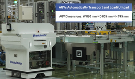 Factory Automation Application | AGV Material Transport Between Production Processes