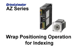 MEXE02 Support Software: AZ Series Wrap Positioning Operation for Indexing