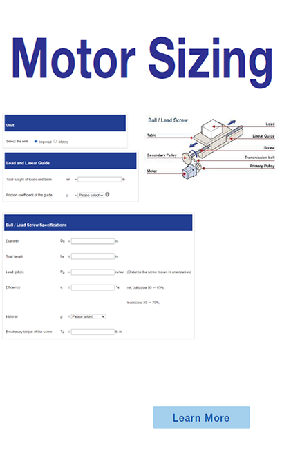 Motor Sizing