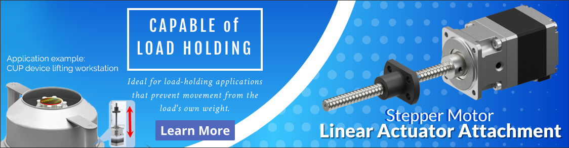 Linear Actuator Attachment for Stepper Motor
