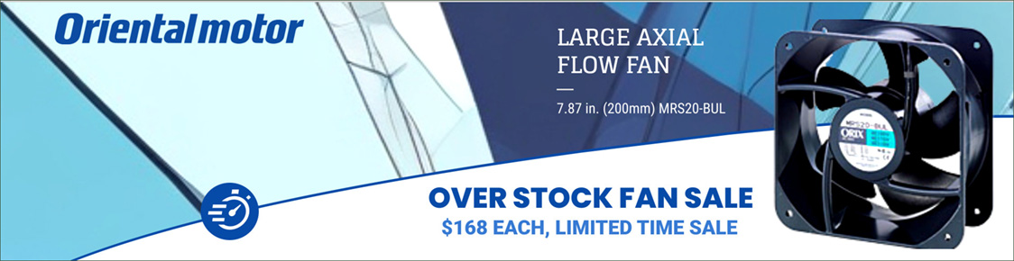 Overstock Axial Fan Sale!